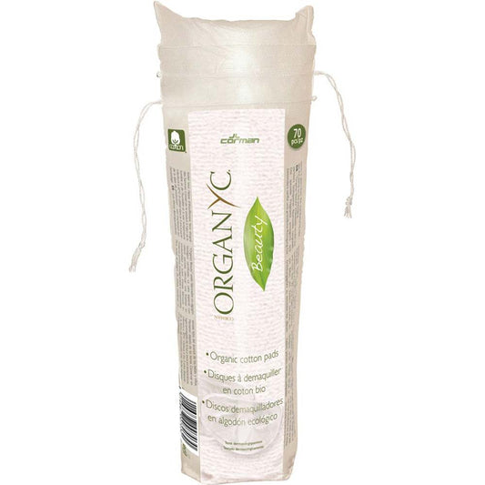 Organyc Beauty Organic Cotton Pads - 70 Pack - L'Organic
