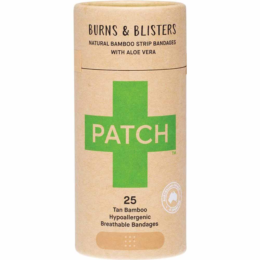 PATCH Organic Bamboo Strip Bandages - Aloe Vera - 25 Pack - L'Organic