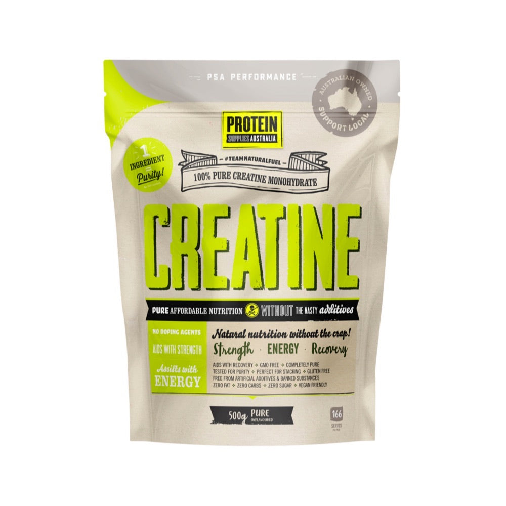 PROTEIN SUPPLIES AUST. Creatine (Monohydrate) Pure 500g - L'Organic