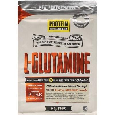 PROTEIN SUPPLIES AUST. L-Glutamine (Plant-based) Pure 200g - L'Organic