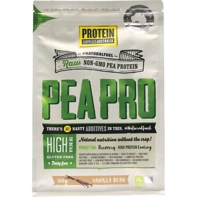PROTEIN SUPPLIES AUST. PeaPro Raw Organic Pea Protein Vanilla Bean 500g - L'Organic