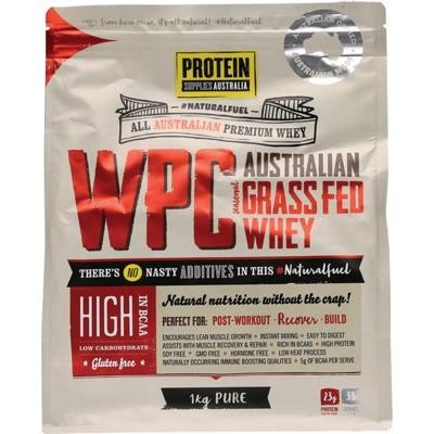 PROTEIN SUPPLIES AUST. WPC (Whey Protein Concentrate) Pure 1kg - L'Organic