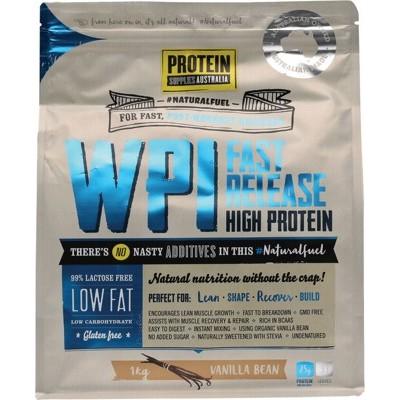 PROTEIN SUPPLIES AUST. WPI (Whey Protein Isolate) Vanilla Bean 1kg - L'Organic