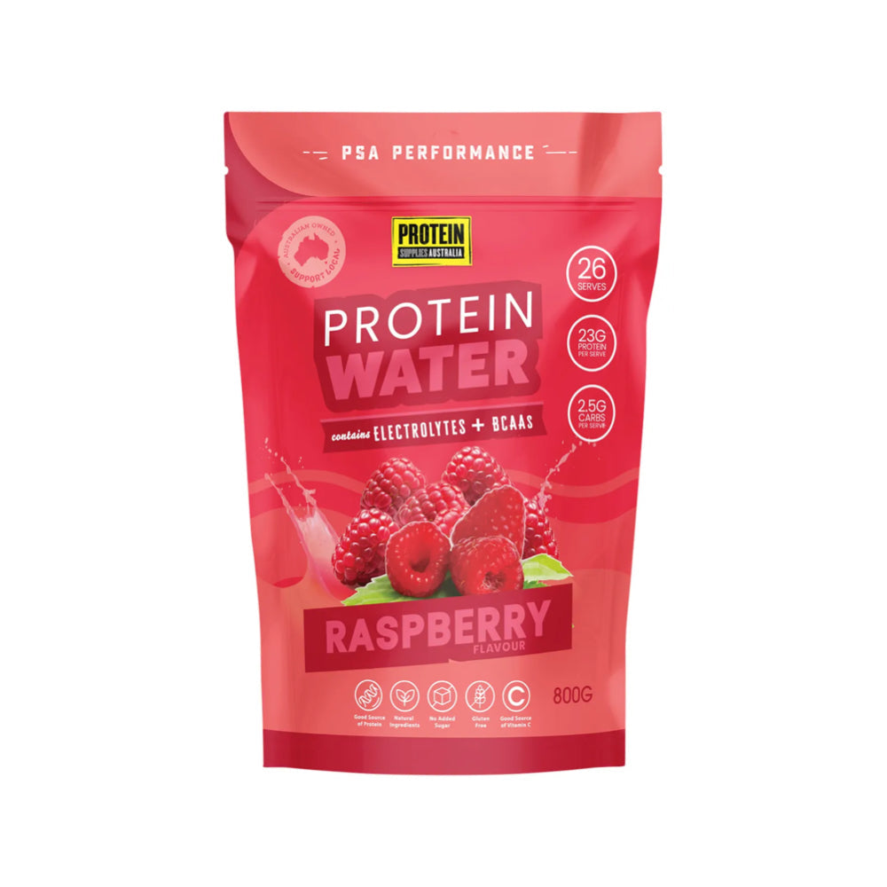 PROTEIN SUPPLIES AUSTRALIA Protein Water Raspberry 800g - L'Organic