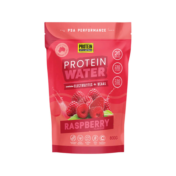 PROTEIN SUPPLIES AUSTRALIA Protein Water Raspberry 800g - L'Organic