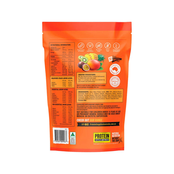 PROTEIN SUPPLIES AUSTRALIA Protein Water Tropical Punch 300g - L'Organic