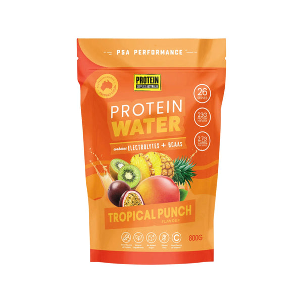 PROTEIN SUPPLIES AUSTRALIA Protein Water Tropical Punch 800g - L'Organic
