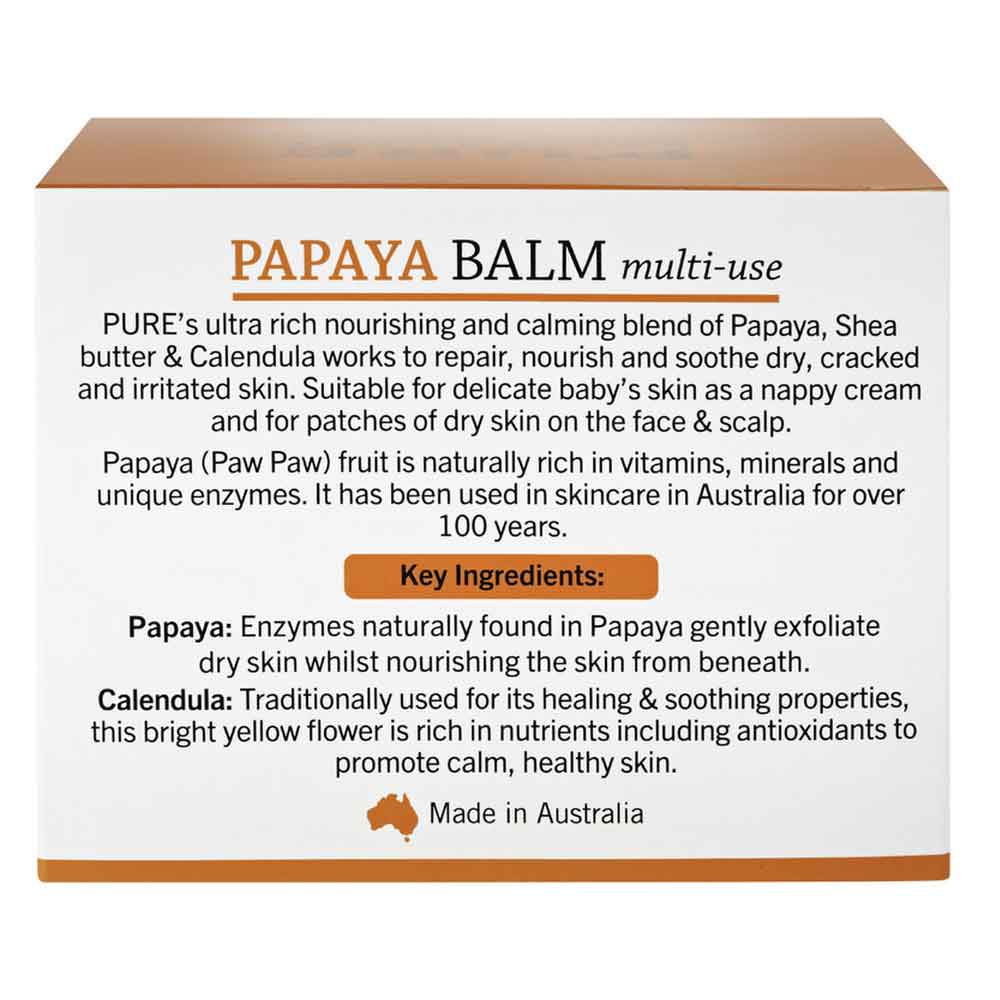 P'URE Papayacare Multi-Use Papaya Balm - 100g - L'Organic