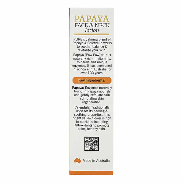 P'URE Papayacare Papaya Face & Neck Lotion - 50ml - L'Organic