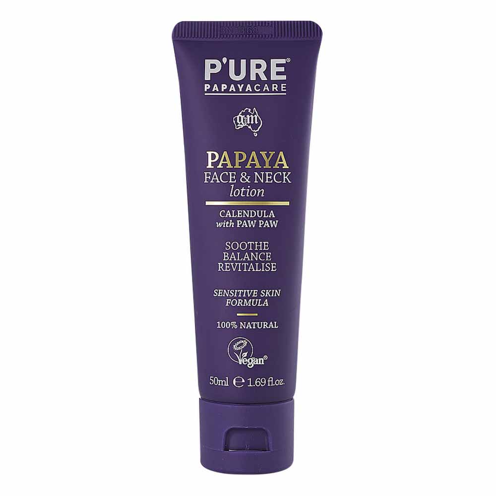 P'URE Papayacare Papaya Face & Neck Lotion - 50ml - L'Organic