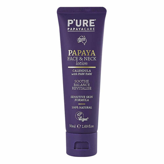 P'URE Papayacare Papaya Face & Neck Lotion - 50ml - L'Organic