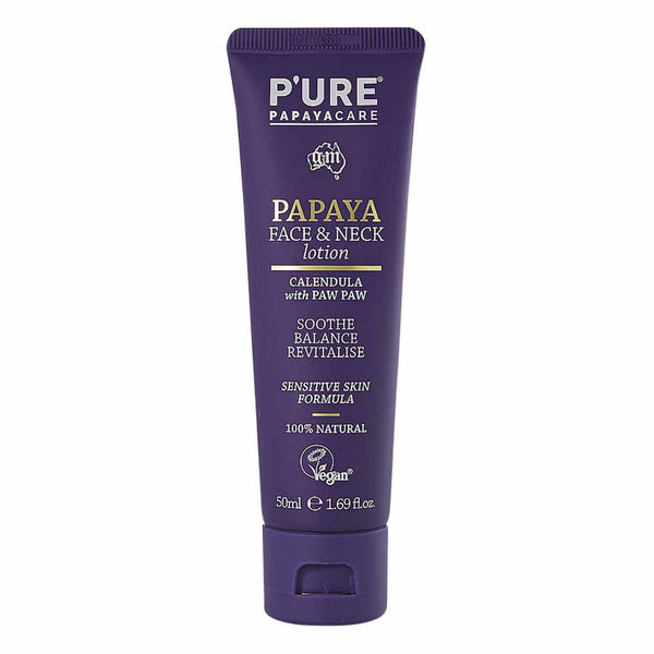 P'URE Papayacare Papaya Face & Neck Lotion - 50ml - L'Organic