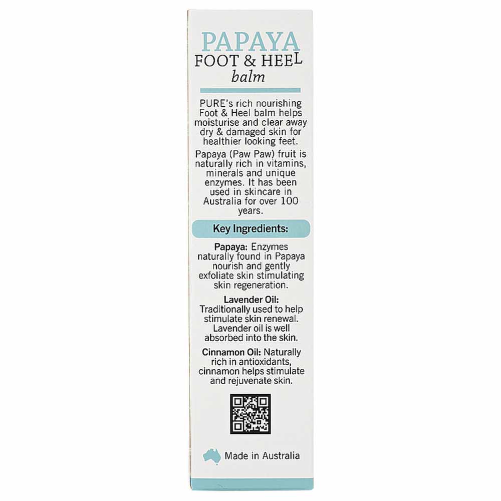 P'URE Papayacare Papaya Foot & Heel Balm - 50g - L'Organic