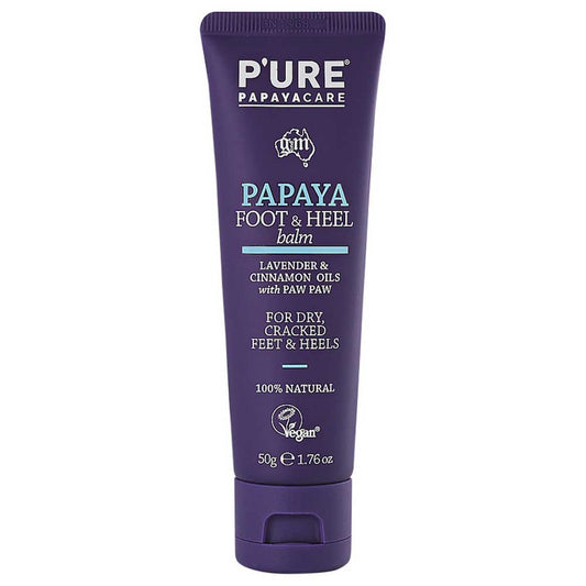 P'URE Papayacare Papaya Foot & Heel Balm - 50g - L'Organic