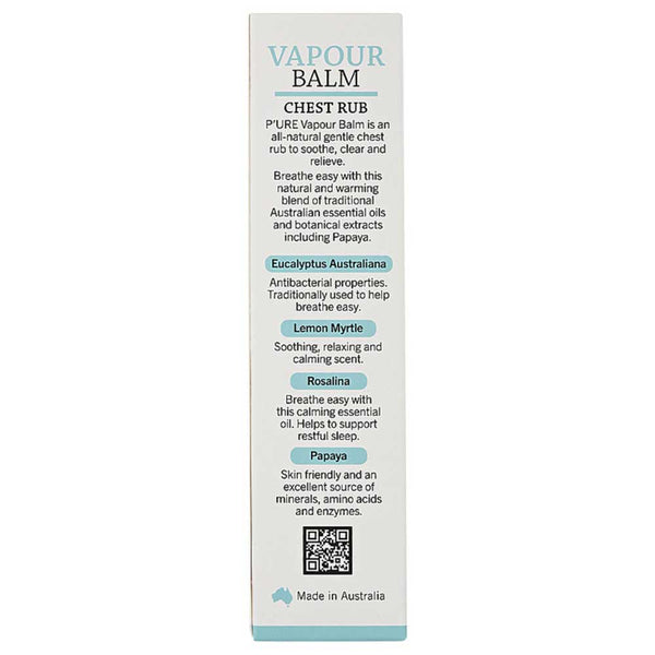 P'URE Papayacare Vapour Balm - 25g - L'Organic
