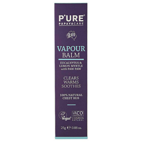 P'URE Papayacare Vapour Balm - 25g - L'Organic