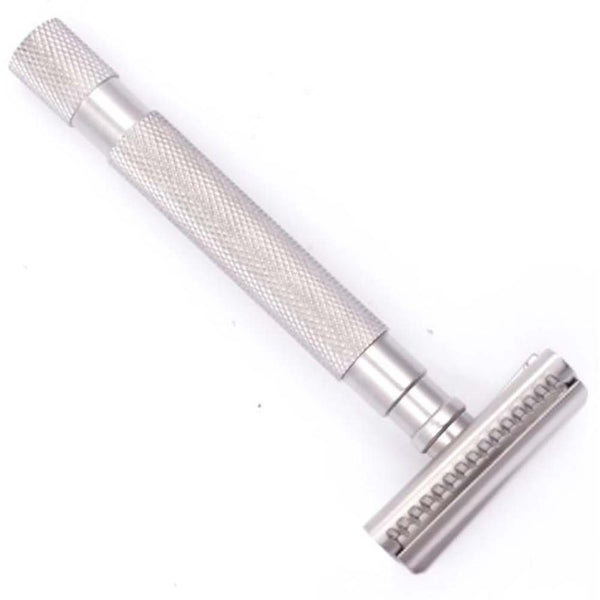Parker Semi Slant Safety Razor - Satin Chrome - L'Organic