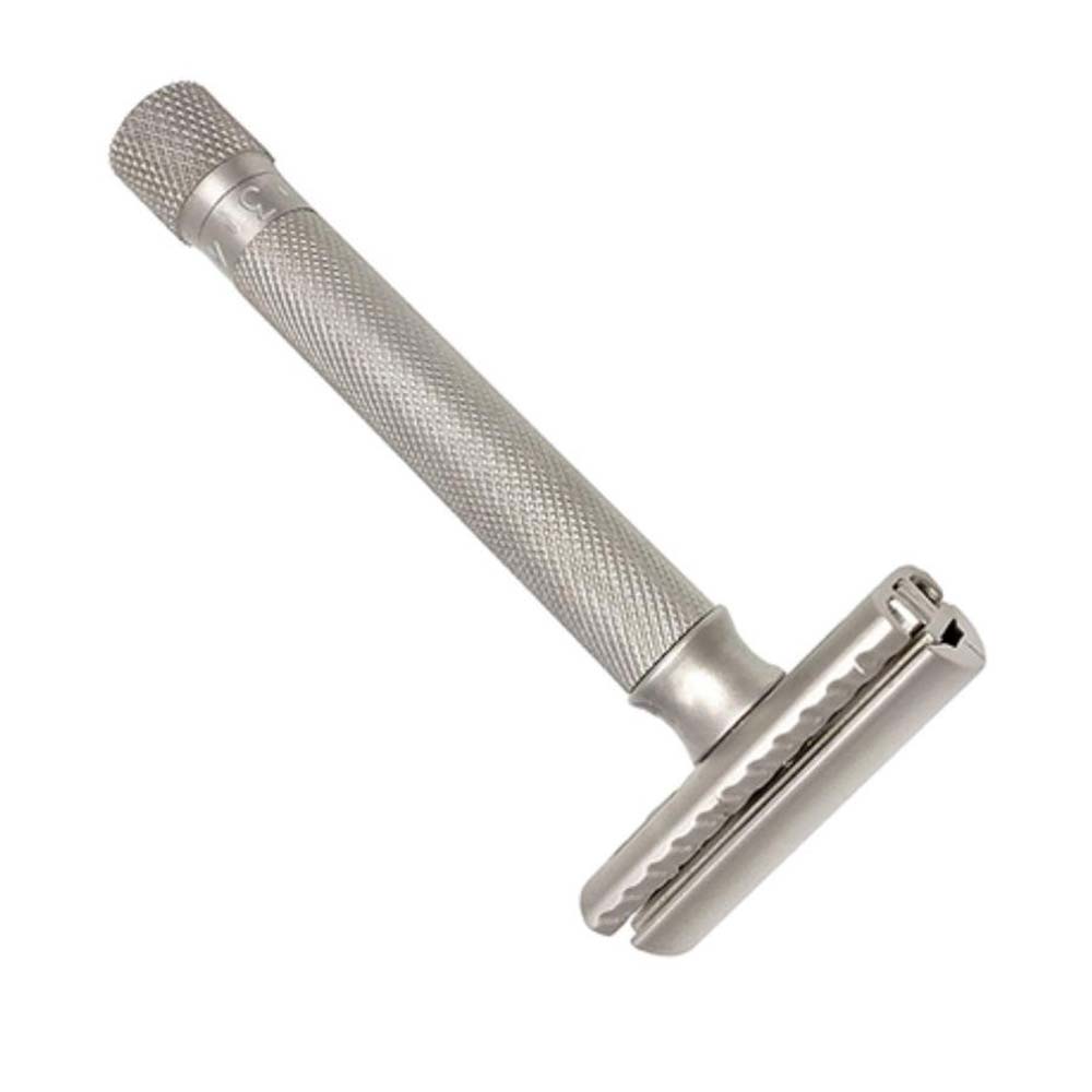Parker Variant Adjustable Safety Razor - Satin Chrome - L'Organic