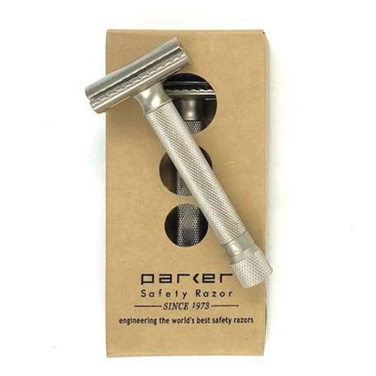 Parker Variant Adjustable Safety Razor - Satin Chrome - L'Organic