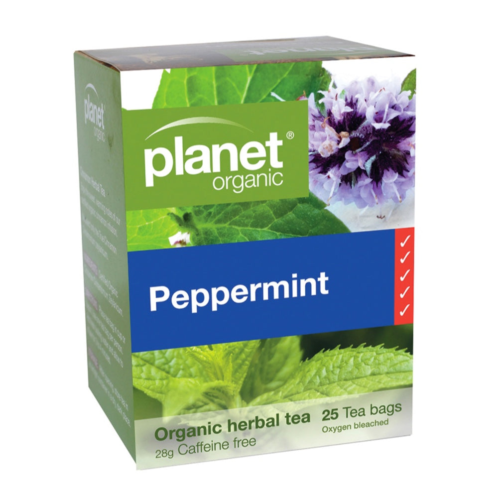 PLANET ORGANIC Peppermint Herbal Tea 25 Bags