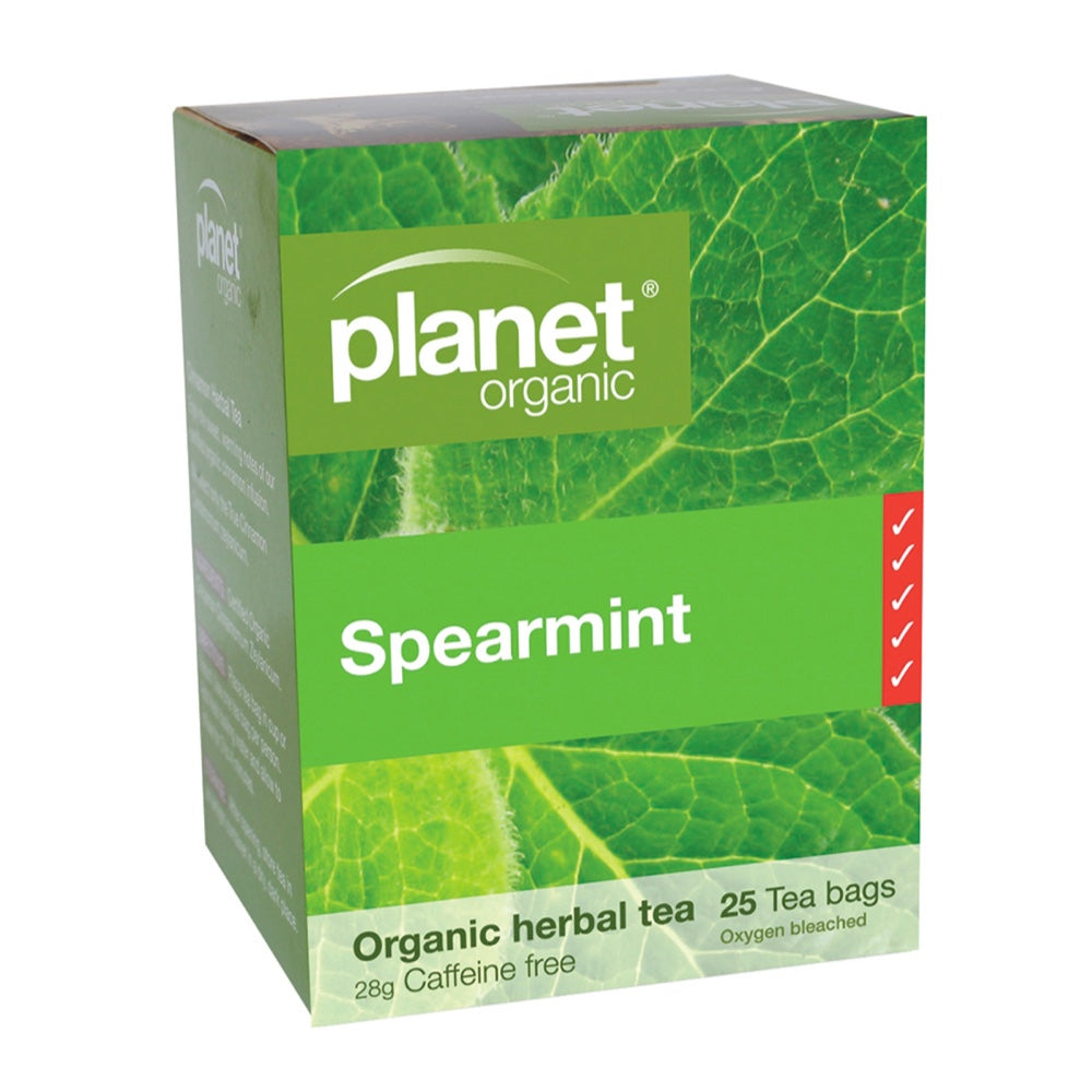 PLANET ORGANIC Spearmint Herbal Tea 25 Bags