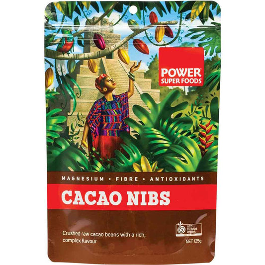 Power Super Foods Cacao Nibs - 125g - L'Organic