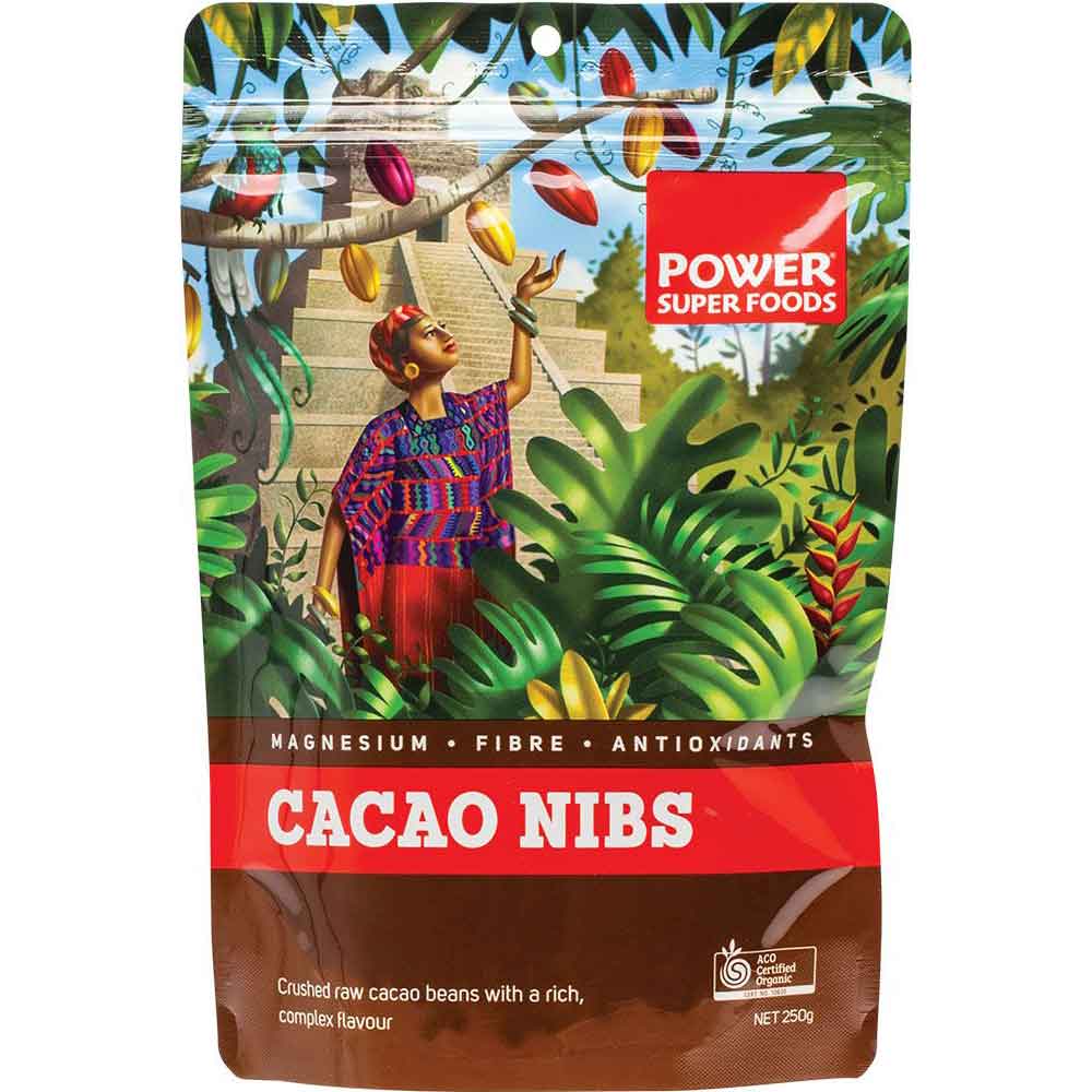 Power Super Foods Cacao Nibs - 250g - L'Organic