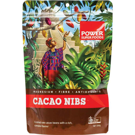 Power Super Foods Cacao Nibs - 250g - L'Organic