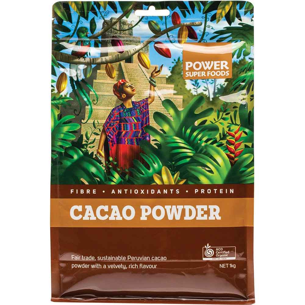 Power Super Foods Cacao Powder - 1kg - L'Organic