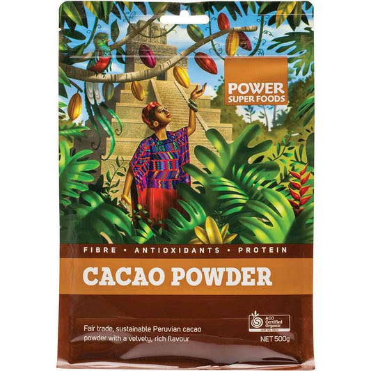 Power Super Foods Cacao Powder - 500g - L'Organic