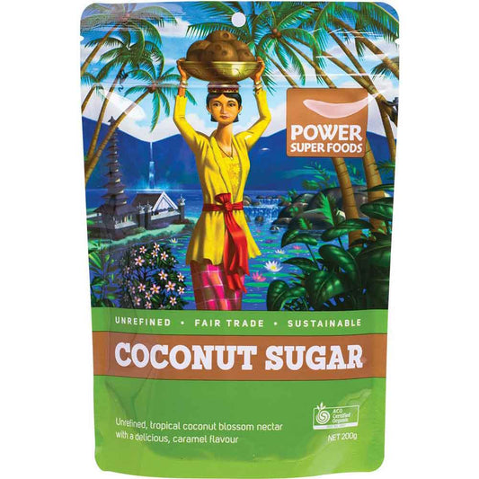 Power Super Foods Coconut Sugar - 200g - L'Organic