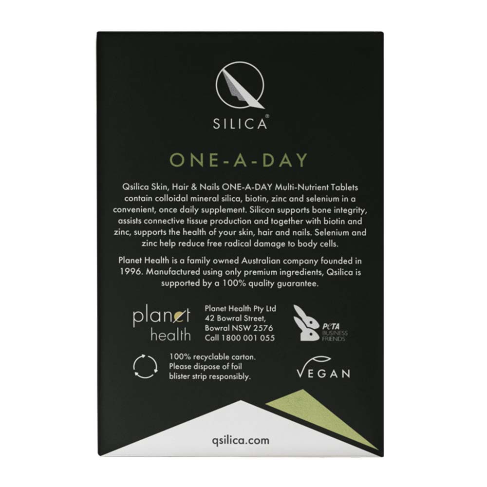 Qsilica One-A-Day Multi-Nutrient Tablets - 30 Pack - L'Organic