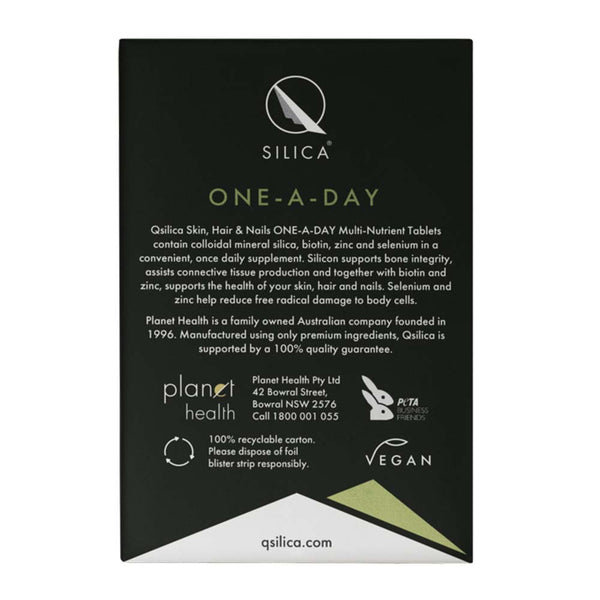 Qsilica One-A-Day Multi-Nutrient Tablets - 30 Pack - L'Organic