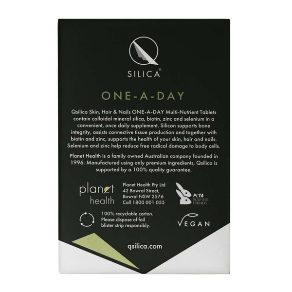 Qsilica One-A-Day Multi-Nutrient Tablets - 60 Pack - L'Organic