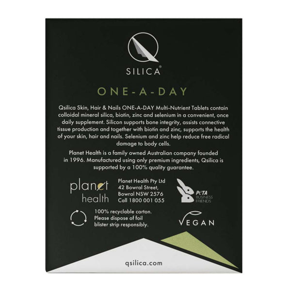 Qsilica One-A-Day Multi-Nutrient Tablets - 90 Pack - L'Organic