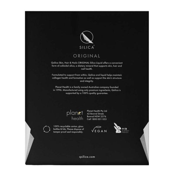Qsilica Original Silica Liquid (2 x 500ml) - L'Organic
