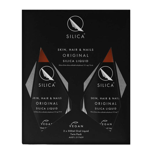 Qsilica Original Silica Liquid (2 x 500ml) - L'Organic