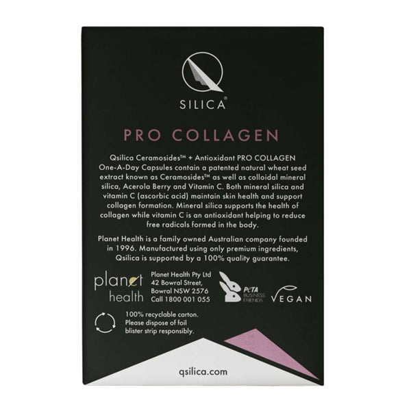 Qsilica Pro Collagen One-A-Day Capsules (30 Capsules) - L'Organic