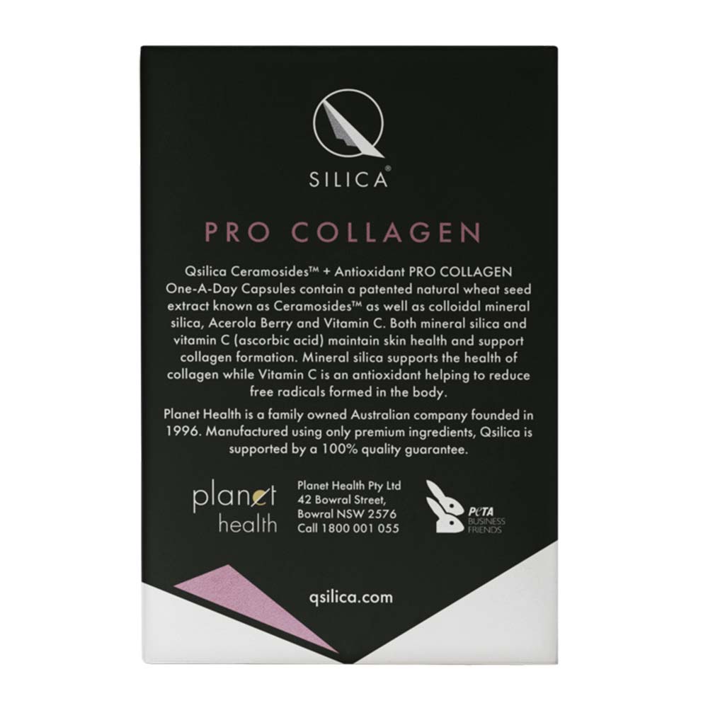 Qsilica Pro Collagen One-A-Day Capsules (60 Capsules) - L'Organic
