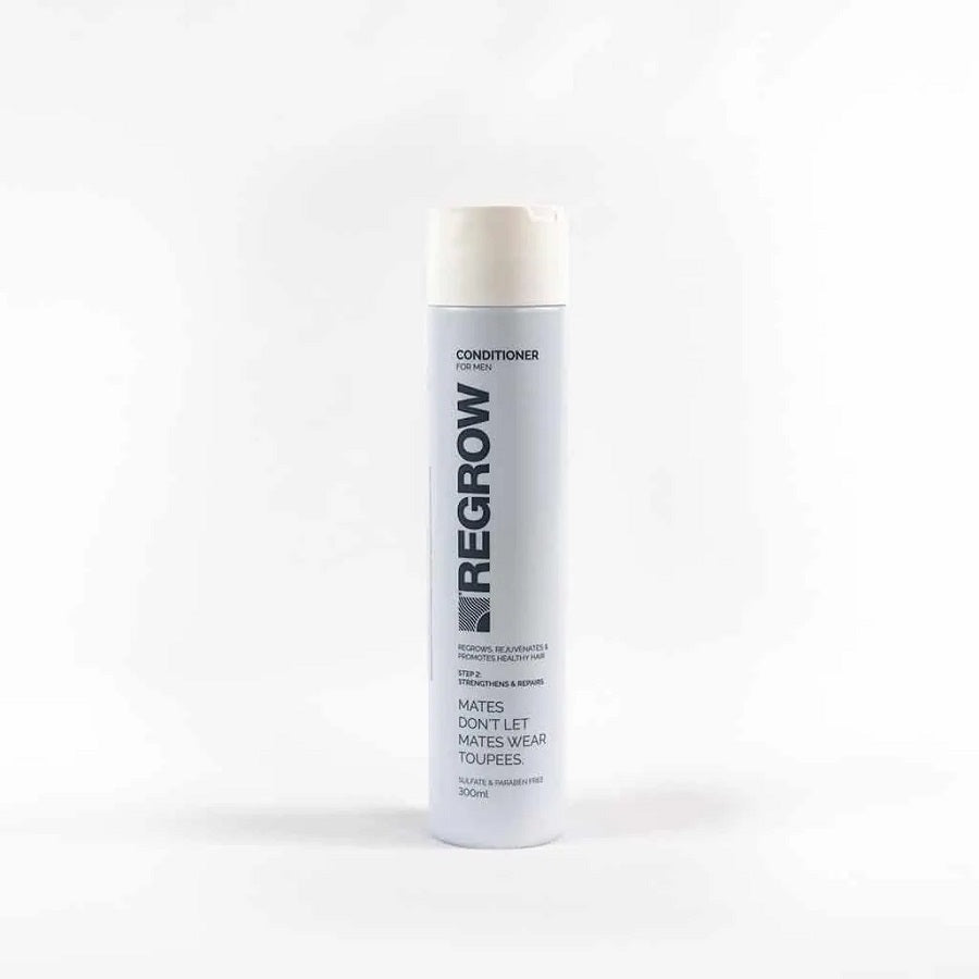 Regrow conditioner bottle on a white background