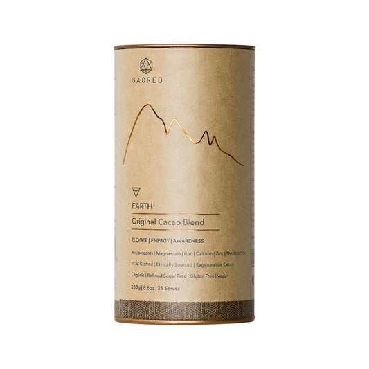 Sacred Taste Organic Drinking Cacao (Original Cacao Blend) Earth 250g - L'Organic
