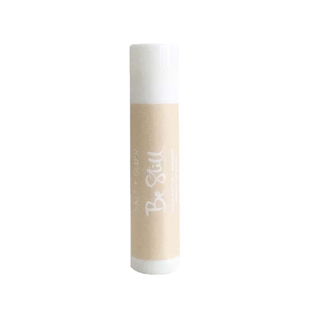 Salt and Glow Lip Balm - BE STILL - Shea Butter + Rosehip - L'Organic