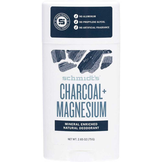 Schmidt's Charcoal + Magnesium Mineral-Enriched Deodorant - 75g - L'Organic