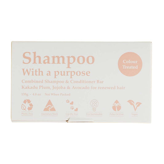Shampoo With A Purpose - Colour Treated Shampoo/Conditioner Bar - 135g - L'Organic