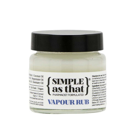Simple As That Vapour Rub - 50g - L'Organic