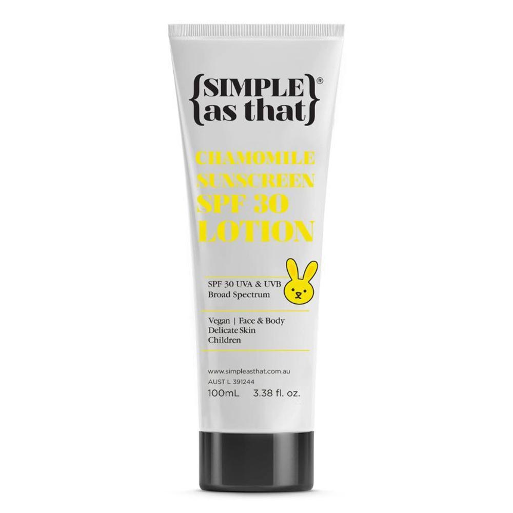 Simple As That Vegan Sunscreen SPF 30 For Children - 100ml - L'Organic
