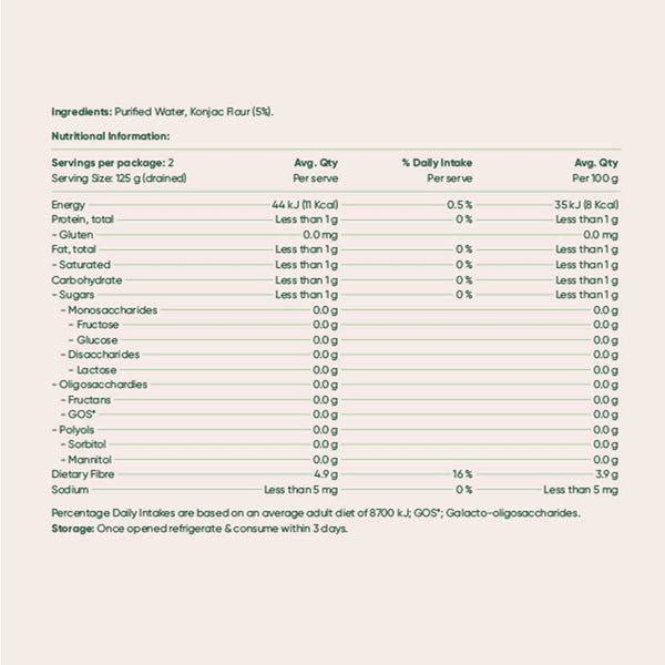 Slendier Fettucine - 400g - L'Organic