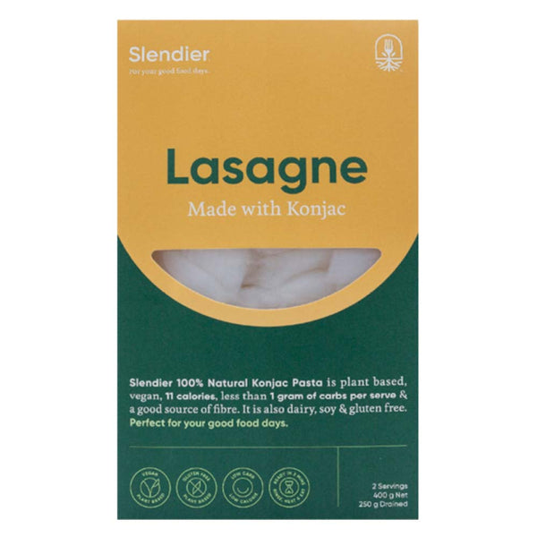 Slendier Lasagne Sheets - 400g - L'Organic