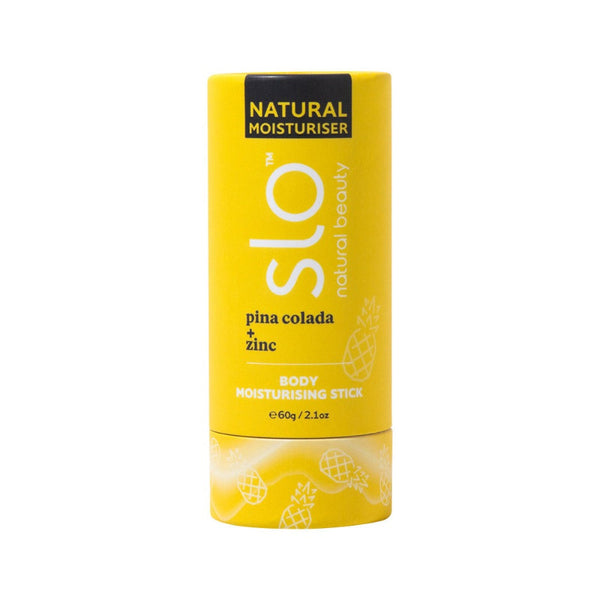 Slo Natural Beauty Natural Body Moisturising Stick Pina Colada + Zinc 60g - L'Organic