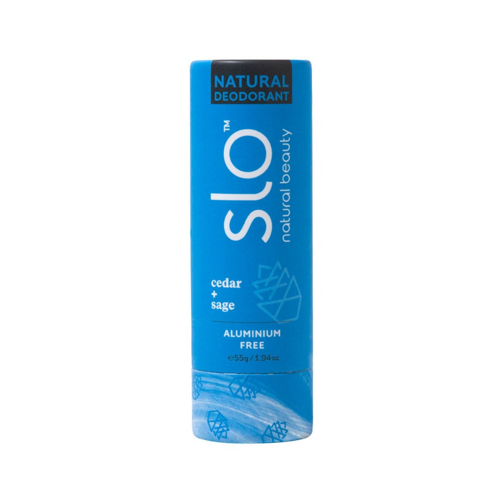 Slo Natural Beauty Natural Deodorant Stick Cedar + Sage 55g - L'Organic